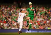 2 June 2018; Declan Rice of Republic of Ireland and Bobby Wood of United States during the International Friendly match between Republic of Ireland and the United States at the Aviva Stadium in Dublin. Photo by Stephen McCarthy/Sportsfile
