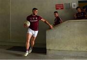 3 June 2018; Damien Comer of Galway leads his side out to the pitch prior to the Connacht GAA Football Senior Championship semi-final match between Galway and Sligo at Pearse Stadium, Galway. Photo by Eóin Noonan/Sportsfile