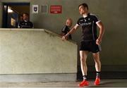 3 June 2018; Kevin McDonnell of Sligo leads his side out to the pitch prior to the Connacht GAA Football Senior Championship semi-final match between Galway and Sligo at Pearse Stadium, Galway. Photo by Eóin Noonan/Sportsfile