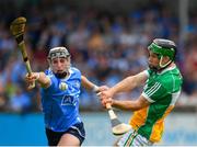 3 June 2018; Tom Spain of Offaly in action against Jake Malone of Dublin during the Leinster GAA Hurling Senior Championship Round 4 match between Dublin and Offaly at Parnell Park, Dublin. Photo by Seb Daly/Sportsfile
