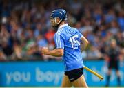 3 June 2018; Paul Ryan of Dublin celebrates after scoring his side's first goal of the game during the Leinster GAA Hurling Senior Championship Round 4 match between Dublin and Offaly at Parnell Park, Dublin. Photo by Seb Daly/Sportsfile