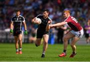 3 June 2018; Pat Hughes of Sligo in action against Peter Cooke of Galway during the Connacht GAA Football Senior Championship semi-final match between Galway and Sligo at Pearse Stadium, Galway. Photo by Eóin Noonan/Sportsfile