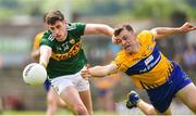3 June 2018; Paul Geaney of Kerry in action against Cillian Brennan of Clare during the Munster GAA Football Senior Championship semi-final match between Kerry and Clare at Fitzgerald Stadium in Killarney, Kerry. Photo by Matt Browne/Sportsfile