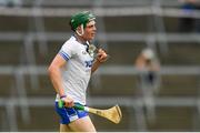 3 June 2018; Sam Fitzgerald of Waterford with a broken helmet during the Munster GAA Minor Hurling Championship Round 3 match between Waterford and Tipperary at Gaelic Grounds in Limerick. Photo by Piaras Ó Mídheach/Sportsfile