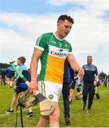 3 June 2018; Offaly captain David King leaves the field following his side's defeat during the Leinster GAA Hurling Senior Championship Round 4 match between Dublin and Offaly at Parnell Park, Dublin. Photo by Seb Daly/Sportsfile