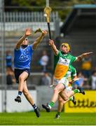 3 June 2018; Tomás Connolly of Dublin in action against Kevin Dunne of Offaly during the Leinster GAA Hurling Senior Championship Round 4 match between Dublin and Offaly at Parnell Park, Dublin. Photo by Seb Daly/Sportsfile