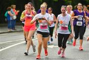 3 June 2018; Participants react to the wall of support during the 2018 Vhi Women’s Mini Marathon. 30,000 women from all over the country took to the streets of Dublin to run, walk and jog the 10km route, raising much needed funds for hundreds of charities around the country. www.vhiwomensminimarathon.ie Photo by Harry Murphy/Sportsfile