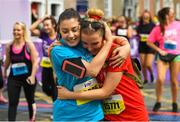 3 June 2018; Participants Emma Phibbs, left, and Emma Keenan, from Knocklyon, Dublin, following the 2018 Vhi Women’s Mini Marathon. 30,000 women from all over the country took to the streets of Dublin to run, walk and jog the 10km route, raising much needed funds for hundreds of charities around the country. www.vhiwomensminimarathon.ie Photo by Ramsey Cardy/Sportsfile