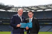 8 June 2018; Uachtarán Chumann Lúthchleas Gael John Horan and Ard Stiúrthóir of the GAA Tom Ryan during the GAA Strategic Plan 2018-2021 Launch at Croke Park, in Dublin. Photo by Eóin Noonan/Sportsfile