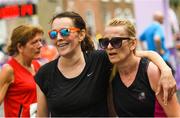 3 June 2018; Participants Julia Moran, left, and Sylvia Hart, from Portarlington, Co. Laois, following the 2018 Vhi Women’s Mini Marathon. 30,000 women from all over the country took to the streets of Dublin to run, walk and jog the 10km route, raising much needed funds for hundreds of charities around the country. www.vhiwomensminimarathon.ie Photo by Ramsey Cardy/Sportsfile
