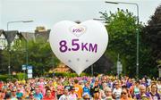 3 June 2018; Participants during the 2018 Vhi Women’s Mini Marathon. 30,000 women from all over the country took to the streets of Dublin to run, walk and jog the 10km route, raising much needed funds for hundreds of charities around the country. www.vhiwomensminimarathon.ie Photo by Harry Murphy/Sportsfile