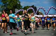 3 June 2018; Participants at the start during the 2018 Vhi Women’s Mini Marathon. 30,000 women from all over the country took to the streets of Dublin to run, walk and jog the 10km route, raising much needed funds for hundreds of charities around the country. www.vhiwomensminimarathon.ie Photo by Sam Barnes/Sportsfile