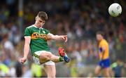 3 June 2018; Sean O'Shea of Kerry scores from a free during the Munster GAA Football Senior Championship semi-final match between Kerry and Clare at Fitzgerald Stadium in Killarney, Kerry. Photo by Matt Browne/Sportsfile
