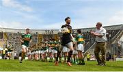 3 June 2018; Kerry captain Shane Murphy leads his team out for the match against Clare during the Munster GAA Football Senior Championship semi-final match between Kerry and Clare at Fitzgerald Stadium in Killarney, Kerry. Photo by Matt Browne/Sportsfile