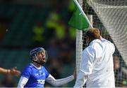 3 June 2018; Waterford goalkeeper Stephen O'Keeffe appeals to the umpire after Austin Gleeson was adjudged to have carried the ball over the line, and a goal was given, during the Munster GAA Senior Hurling Championship Round 3 match between Waterford and Tipperary at the Gaelic Grounds in Limerick. Photo by Piaras Ó Mídheach/Sportsfile