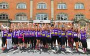 3 June 2018; VHI employees pictured prior to the 2018 Vhi Women’s Mini Marathon. 30,000 women from all over the country took to the streets of Dublin to run, walk and jog the 10km route, raising much needed funds for hundreds of charities around the country. www.vhiwomensminimarathon.ie Photo by Harry Murphy/Sportsfile