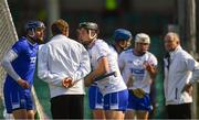 3 June 2018; Waterford players, from left, Stephen O'Keeffe, Philip Mahony, Michael Walsh, and Conor Gleeson appeal to the umpires after Austin Gleeson was adjudged to have carried the ball over the line, and a goal was given, during the Munster GAA Senior Hurling Championship Round 3 match between Waterford and Tipperary at the Gaelic Grounds in Limerick. Photo by Piaras Ó Mídheach/Sportsfile