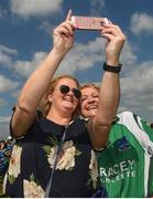 3 June 2018; Fermanagh supporters celebrate by taking a selfie after the final whistle of the Ulster GAA Football Senior Championship Semi-Final match between Fermanagh and Monaghan at Healy Park in Omagh, Co Tyrone. Photo by Philip Fitzpatrick/Sportsfile