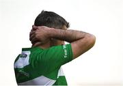 3 June 2018; Fermanagh manager Rory Gallagher reacts during the Ulster GAA Football Senior Championship Semi-Final match between Fermanagh and Monaghan at Healy Park in Omagh, Co Tyrone. Photo by Philip Fitzpatrick/Sportsfile
