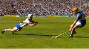 3 June 2018; Conor Gleeson of Waterford tackles Jake Morris of Tipperary, before referee Alan Kelly awarded a late free that was scored by Jason Forde of Tipperary, during the Munster GAA Senior Hurling Championship Round 3 match between Waterford and Tipperary at the Gaelic Grounds in Limerick. Photo by Piaras Ó Mídheach/Sportsfile