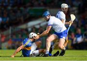 3 June 2018; Austin Gleeson of Waterford tangles with Patrick Maher of Tipperary during the Munster GAA Senior Hurling Championship Round 3 match between Waterford and Tipperary at the Gaelic Grounds in Limerick. Photo by Piaras Ó Mídheach/Sportsfile