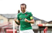 4 June 2018; Karl Sheppard of Cork City celebrates after scoring his side's second goal during the SSE Airtricity League Premier Division match between Cork City and Derry City at Turner's Cross, Cork. Photo by Eóin Noonan/Sportsfile