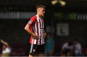 4 June 2018; A dejected Niall Louge of Derry City following the SSE Airtricity League Premier Division match between Cork City and Derry City at Turner's Cross, Cork. Photo by Eóin Noonan/Sportsfile