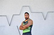 5 June 2018; Bundee Aki poses for a portrait after an Ireland rugby press conference at Royal Pines Resort in Queensland, Australia. Photo by Brendan Moran/Sportsfile
