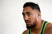5 June 2018; Bundee Aki speaks to the media during an Ireland rugby press conference at Royal Pines Resort in Queensland, Australia. Photo by Brendan Moran/Sportsfile