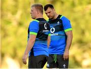 5 June 2018; John Ryan, left, and Tadhg Beirne during Ireland rugby squad training at Royal Pines Resort in Queensland, Australia. Photo by Brendan Moran/Sportsfile