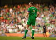 2 June 2018; John O'Shea of Republic of Ireland during the International Friendly match between Republic of Ireland and United States at the Aviva Stadium, Dublin. Photo by Eóin Noonan/Sportsfile
