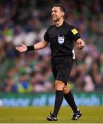 2 June 2018; Referee Andrew Dallas during the International Friendly match between Republic of Ireland and United States at the Aviva Stadium, Dublin. Photo by Eóin Noonan/Sportsfile