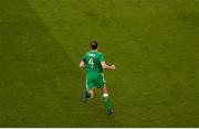 2 June 2018; John O'Shea of Republic of Ireland makes his way out to the pitch ahead of the International Friendly match between Republic of Ireland and United States at the Aviva Stadium, Dublin. Photo by Eóin Noonan/Sportsfile
