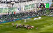 2 June 2018; Marching band performing ahead of the International Friendly match between Republic of Ireland and United States at the Aviva Stadium, Dublin. Photo by Eóin Noonan/Sportsfile