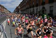 3 June 2018; Participants during the 2018 Vhi Women’s Mini Marathon. 30,000 women from all over the country took to the streets of Dublin to run, walk and jog the 10km route, raising much needed funds for hundreds of charities around the country. www.vhiwomensminimarathon.ie. Photo by Ramsey Cardy/Sportsfile