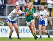 3 June 2018; Deirdre Kearney of Kerry in action against Caoimhe McGrath of Waterford during the TG4 Munster Senior Ladies Football Championship semi-final match between Kerry and Waterford at Fitzgerald Stadium in Killarney, Kerry. Photo by Matt Browne/Sportsfile