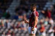 3 June 2018; Damien Comer of Galway celebrates after scoring his side's third goal of the game during the Connacht GAA Football Senior Championship semi-final match between Galway and Sligo at Pearse Stadium, Galway. Photo by Eóin Noonan/Sportsfile
