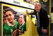 5 June 2018; Celebrating the launch of the new ’20 Years’ annual exhibition at the GAA Museum is  former Kerry player and GAA Museum Hall of Fame Inductee Jack O'Shea at Croke Park in Dublin. The exhibition traces the key moments in GAA and Croke Park history over the past 20 years since the GAA Museum first opened its doors in 1998. Topics covered include the Croke Park redevelopment, the deletion of Rule 21, the suspension of Rule 42 that paved the way for international rugby and soccer to be played in Croke Park, the Special Olympics World Summer Games in 2003 and the GAA 125 festivities in 2009. The exhibition also serves as the throw-in for the GAA Museum’s anniversary programme of events. Details of all the museum’s celebratory activities can be found at www.crokepark.ie/gaamuseum.  Photo by Sam Barnes/Sportsfile