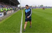 27 May 2018; Dublin backroom staff member Jason Sherlock during the Leinster GAA Football Senior Championship Quarter-Final match between Wicklow and Dublin at O'Moore Park in Portlaoise, Co Laois. Photo by Ramsey Cardy/Sportsfile