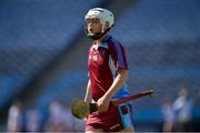 6 June 2018; PJ Tolster of St. Fiachra's SNS, Beaumont, in action against St. Patrick's NS, Diswellstown, in the Corn Marino during Day 2 of the Allianz Cumann na mBunscol finals at Croke Park in Dublin. Photo by Piaras Ó Mídheach/Sportsfile