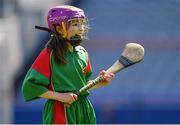 6 June 2018; Holly Garry of St. Raphaela's PS, Stillorgan, during her side's game against Gaelscoil Inse Chór in the Sciath Nuri final during Day 2 of the Allianz Cumann na mBunscol finals at Croke Park in Dublin. Photo by Piaras Ó Mídheach/Sportsfile