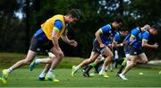 7 June 2018; Joey Carbery, centre, and Jonathan Sexton during Ireland rugby squad training at Royal Pines Resort in Queensland, Australia. Photo by Brendan Moran/Sportsfile