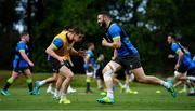 7 June 2018; Jonathan Sexton, left, and Robbie Henshaw during Ireland rugby squad training at Royal Pines Resort in Queensland, Australia. Photo by Brendan Moran/Sportsfile
