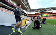 8 June 2018; Joey Carbery during the Ireland rugby squad captain's run in Suncorp Stadium in Brisbane, Queensland, Australia. Photo by Brendan Moran/Sportsfile