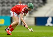2 June 2018; Jack Cahalane of Cork takes a free during the Munster GAA Minor Hurling Championship Round 3 match between Cork and Limerick at Páirc Uí Chaoimh in Cork. Photo by Piaras Ó Mídheach/Sportsfile