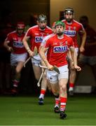 2 June 2018; Cork captain Séamus Harnedy leads his team-mates to the pitch before the Munster GAA Hurling Senior Championship Round 3 match between Cork and Limerick at Páirc Uí Chaoimh in Cork. Photo by Piaras Ó Mídheach/Sportsfile