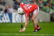 2 June 2018; Patrick Horgan of Cork places the sliotar for a free during the Munster GAA Hurling Senior Championship Round 3 match between Cork and Limerick at Páirc Uí Chaoimh in Cork. Photo by Piaras Ó Mídheach/Sportsfile