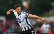 8 June 2018; Patrick Hoban of Dundalk celebrates after scoring his side's first goal during the SSE Airtricity League Premier Division match between Dundalk and Limerick at Oriel Park in Dundalk, Louth. Photo by Sam Barnes/Sportsfile