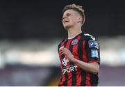 8 June 2018; Paddy Kirk of Bohemians reacts after losing possession during the SSE Airtricity League Premier Division match between Bohemians and Derry City at Dalymount Park in Dublin. Photo by Piaras Ó Mídheach/Sportsfile
