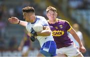 9 June 2018; Shane Ryan of Waterford in action against Naomhan Rossiter of Wexford during the GAA Football All-Ireland Senior Championship Round 1 match between Wexford and Waterford at Innovate Wexford Park in Wexford. Photo by Matt Browne/Sportsfile
